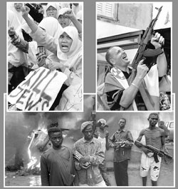 Scenes from the new nation.